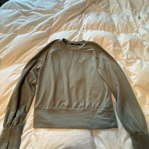 Nike Dri-FIT Running Shirt in Sage Green